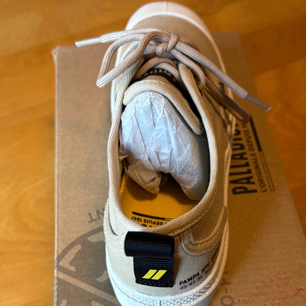 Palladium Beige Canvas Sneakers - Picture 5 of 5